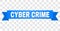 Blue Stripe with CYBER CRIME Text