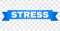 Blue Stripe with STRESS Text