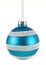 Blue Striped Bauble