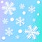 Blue Striped Winter Christmas New Year Background