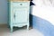 Blue stylish nightstand