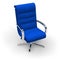 Blue stylish office chair