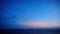 Blue sunset