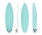 Blue Surfboard Isolated