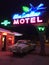 Blue Swallow Motel at Night, Tucumcari, NM