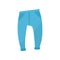 Blue sweatpants, boys wear vector Illustration on a white background