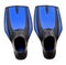 Blue swim fins