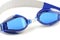 Blue swim goggles