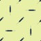 Blue Syringe icon isolated seamless pattern on yellow background. Syringe for vaccine, vaccination, injection, flu shot