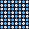 Blue tablet pattern. Seamless vector