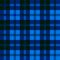 Blue Tartan Wool Material