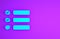 Blue Task list icon isolated on purple background. Control list symbol. Survey poll or questionnaire feedback form