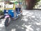 Blue taxi tricycle,2 seats