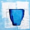Blue Tea Cup Abstract Painting By Jenn Batty