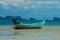 Blue Thai Longboat on the beach