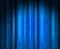 Blue theater curtain