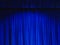 Blue Theater Curtain