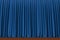 Blue theater curtain, background