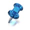 Blue thumbtack