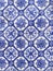 Blue tiles background in arabic style from Portugal