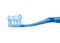 Blue toothbrush