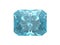 Blue topaz. Square form.