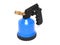 Blue torch burner tool on white