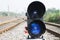 Blue train signal