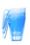Blue transparent jug