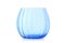 Blue transparent vase