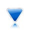 Blue triangular icon