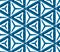 Blue triangular seamless pattern. Hand drawn water