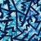 Blue tribal seamless pattern