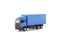 Blue truck miniature