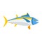 Blue Tuna Fish Icon