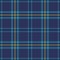 Blue, turquoise, yellow herringbone plaid pattern. Seamless tartan check plaid graphic for flannel shirt, blanket, throw.