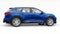 Blue ultra-modern SUV with a catchy expressive design for young people and families on a white isolated background. 3d