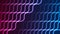 Blue ultraviolet neon curved wavy lines pattern abstract motion background