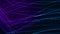 Blue ultraviolet neon glowing laser lines hi-tech motion background