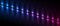 Blue ultraviolet neon spotlights technology modern background