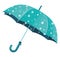 blue umbrella provides safety from weather