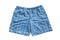 Blue underpants isolated