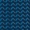 Blue unique chevron stripes seamless pattern background