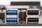 Blue USB 3. 0 ports and black USB 2. 0 ports on motherboard for P