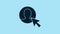 Blue User of man in business suit icon isolated on blue background. Business avatar symbol - user profile icon. Male