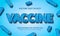 Blue Vaccine 3d text style effect