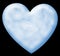 Blue valentine heart
