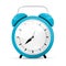 Blue Vector Alarm Clock