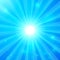 Blue vector shining light background