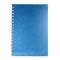 Blue velvet notebook